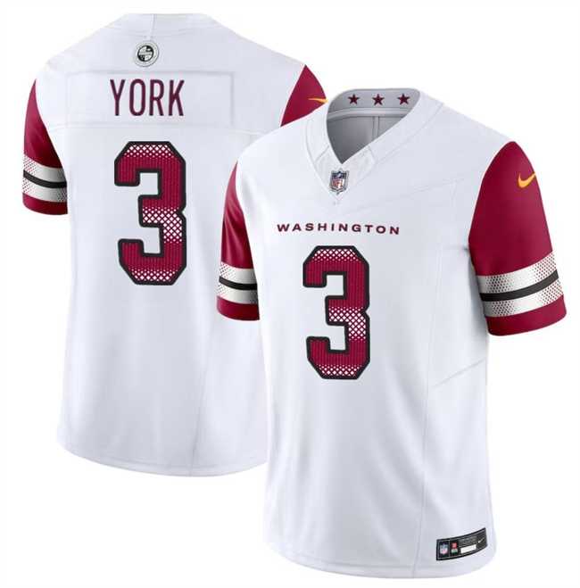 Men & Women & Youth Washington Commanders #3 Cade York White 2024 F.U.S.E Vapor Limited Football Stitched Jersey,We sell and wholesale Men & Women & Youth Washington Commanders #3 Cade York White 2024 F.U.S.E Vapor Limited Football Stitched Jersey on line form chian!